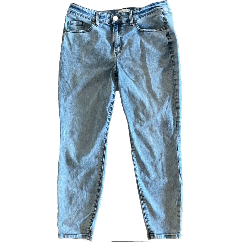 Lane Bryant Plus Size Skinny Jeans Size 16 Light Wash Signature Fit Mid Rise